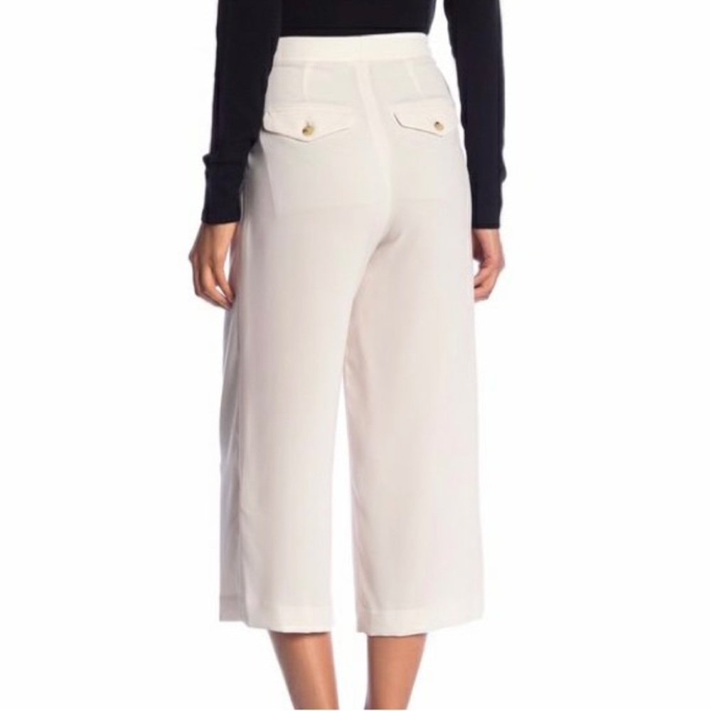 Vince High Waist Culotte Pant in Sandstone 8 - Picture 2 of 9